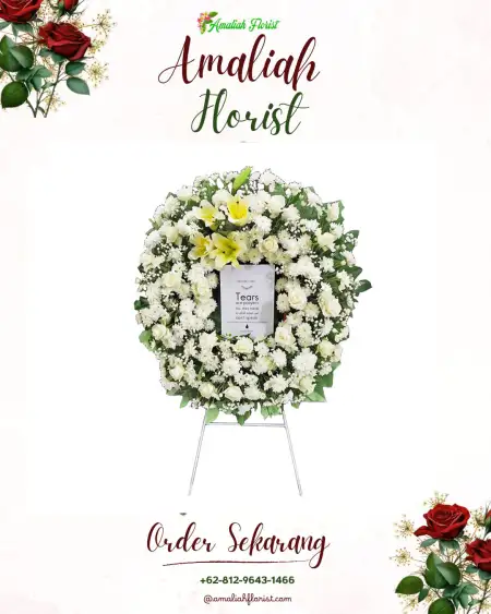 Krans Bunga Duka Bungur Raya